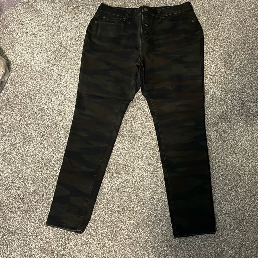 Time and Tru camouflaged jeans